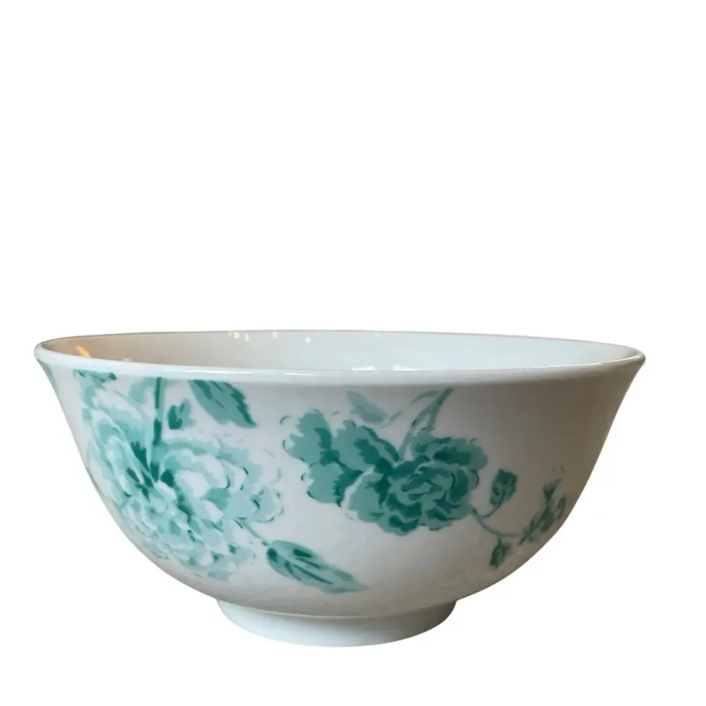 Martha Stewart Chinoserie  Porcelain Cereal Bowls 6